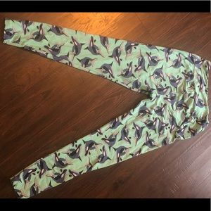 LuLaRoe orca green OS leggings